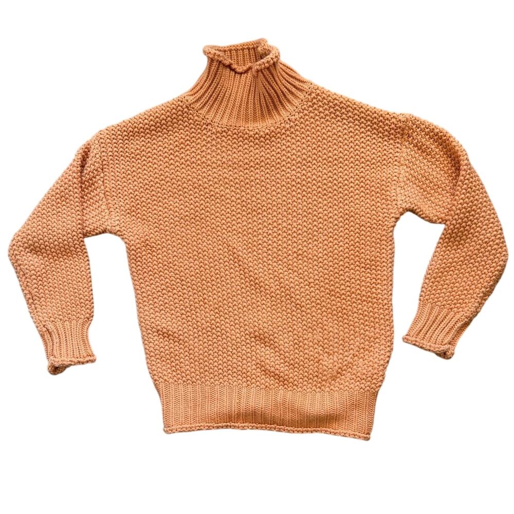 Molly Bracken F380A20 Burnt Orange Rust Long Sleeve Sweater Women’s M/L